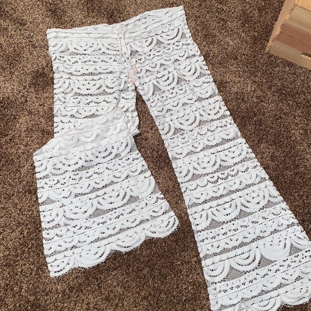 PILYQ PANT COVER UP IN WHITE/M-L